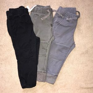 Cat & Jack Bundle of boy pants & long sleeve tops